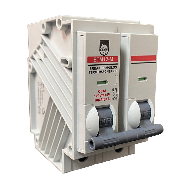 BREAKER ENCHUFABLE 2P 63A-10KA-6KA - ETM12-M (PT349317E) CILES