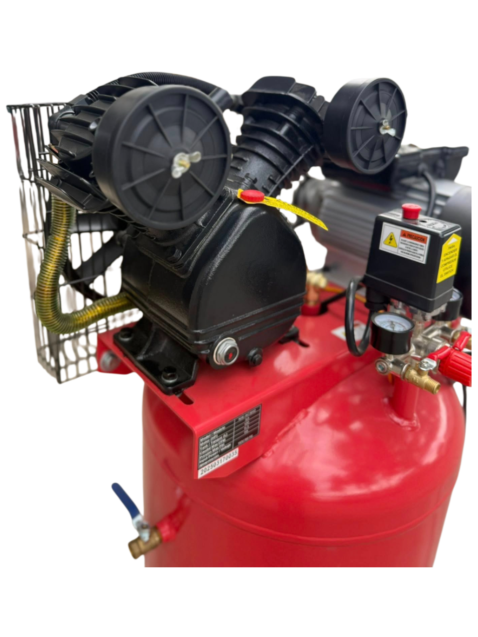 COMPRESOR VERTICAL 120 LITROS 3HP 125PSI (NIK-AC3012) - Vista 2