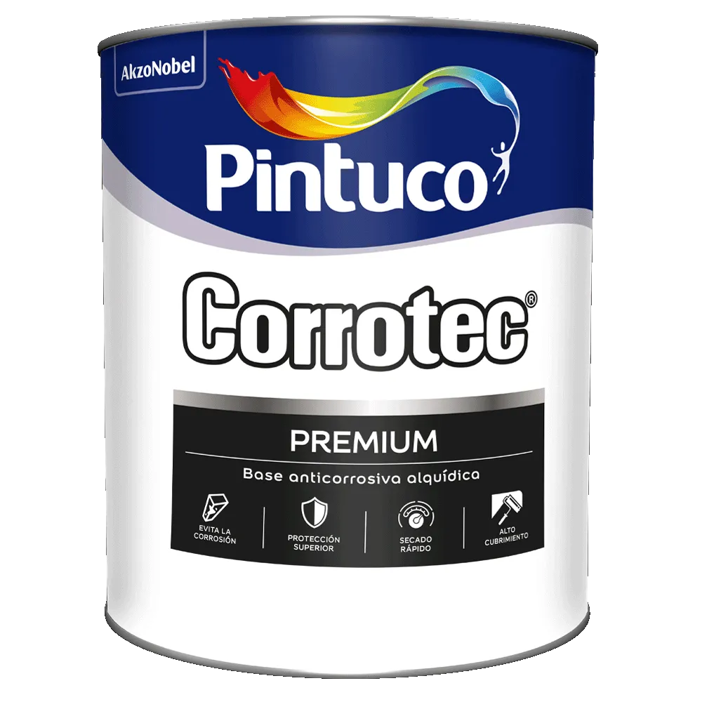 ANTICORROSIVO (CORROTEC) PREMIUM NEGRO 200 (1GL) (10014322) PINTULUX