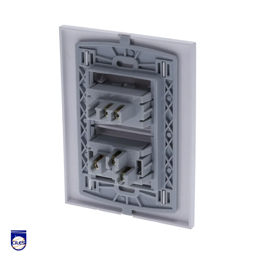 INTERRUPTOR + TOMACTE 10A-127V NOVA BLANCO (PT144425B) CILES - Vista 3