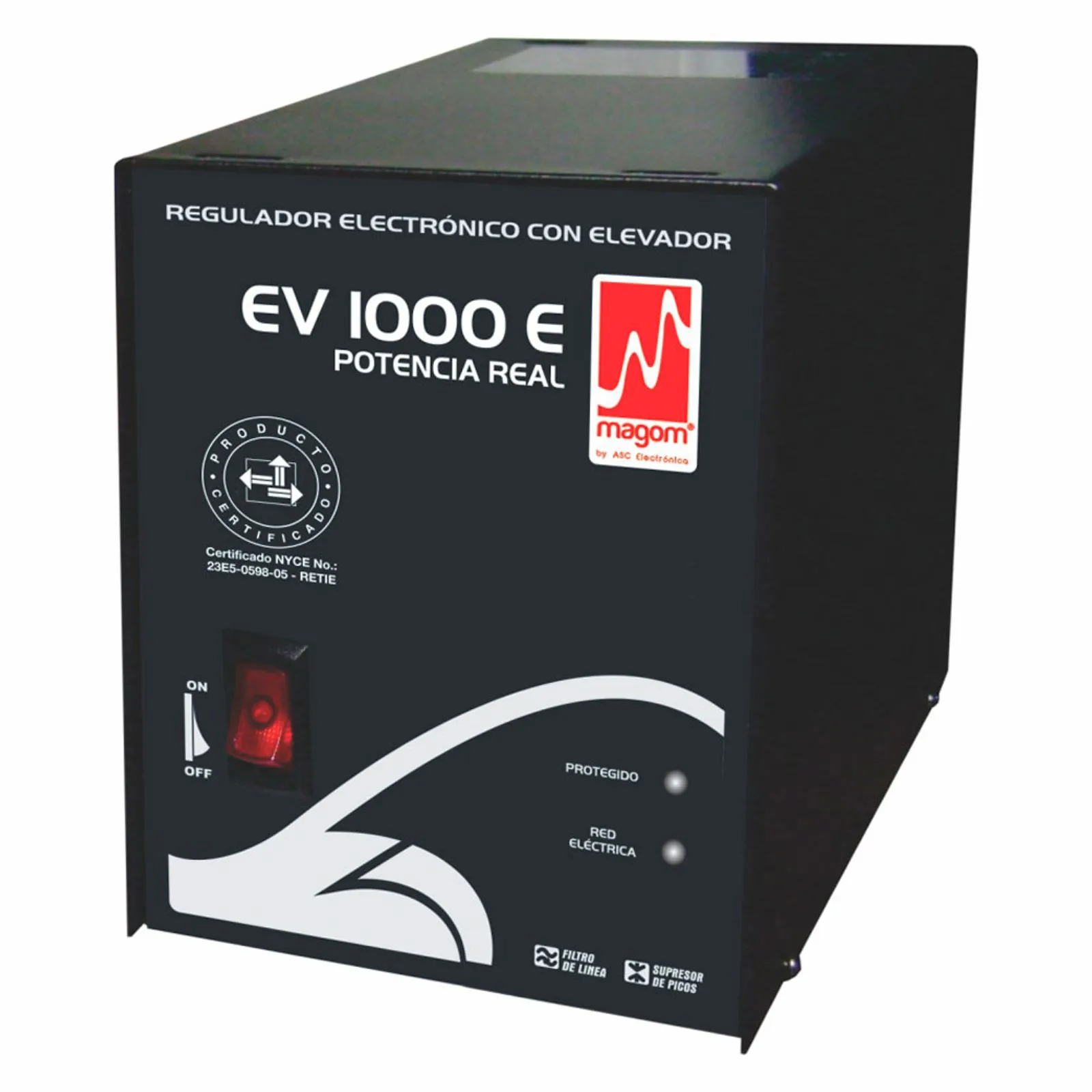 REGULADOR CON ELEVADOR EV 1000E POTENCIA REAL (31010417) MAGOM