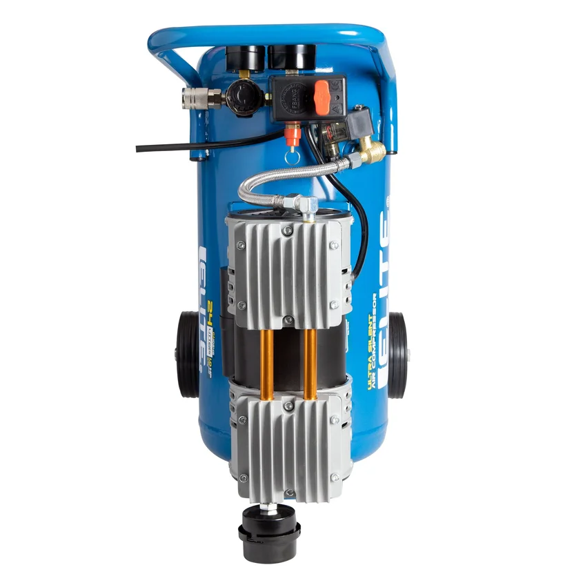COMPRESOR LIBRE DE ACEITE SILENCIOSO 1HP 24 LITROS (CA1024S) ELITE - Vista 4