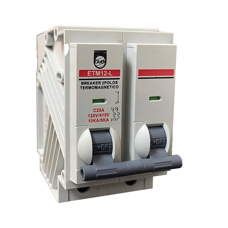 BREAKER ENCHUFABLE 2P 20A-10KA-6KA ETM12-L (PT349313E) CILES