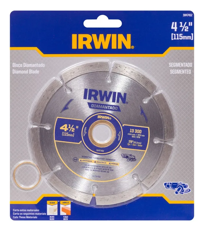 DISCO SEGMENTADO 4-1-2" DIAMANTADO (IW47452) IRWIN - Vista 4