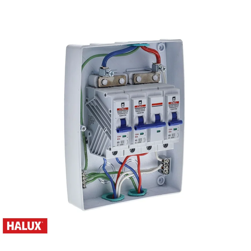 TABLERO ENCHUFABLE 4 CIR MONOFASICO DE SOBREPONER (PT730011U) CILES - Vista 3