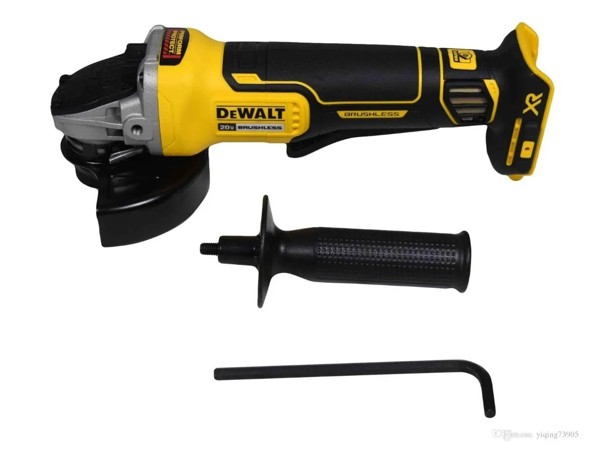 PULIDORA ANGULAR INALAMBRICA 4-1-2" - 800W (Bateria 20V - No Incluida) (DCG413B) DEWALT - Vista 3