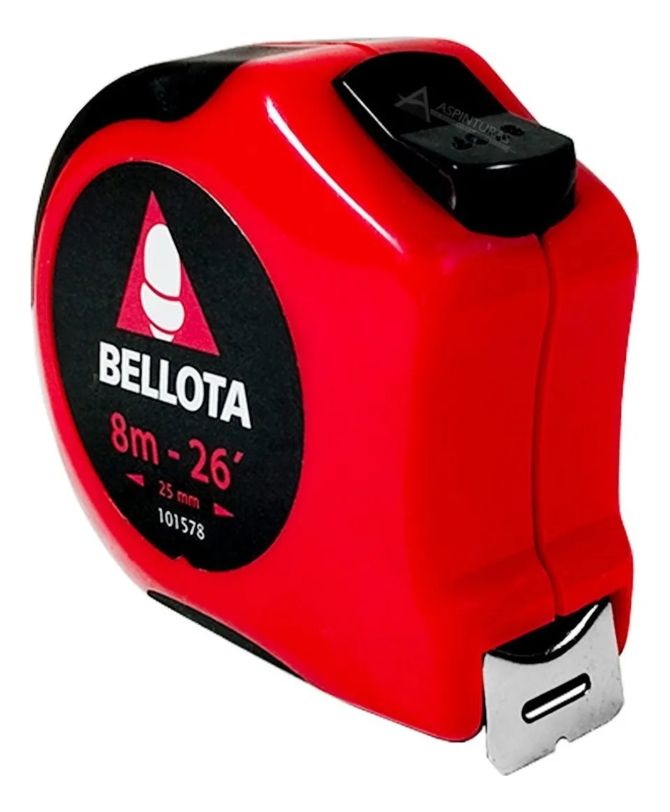 FLEXOMETRO DE 8MT 50030-8 ROJO (101578) BELLOTA