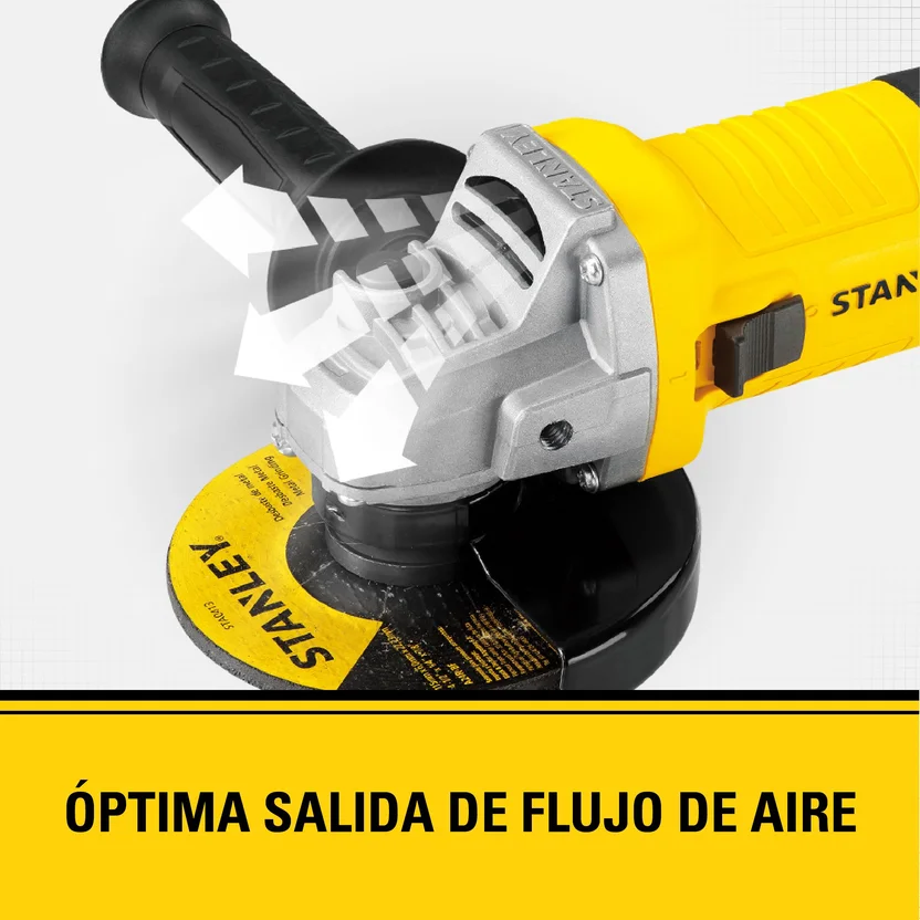 PULIDORA ANGULAR 4-1-2'' - 900W (STGS9115-B3) STANLEY - Vista 4