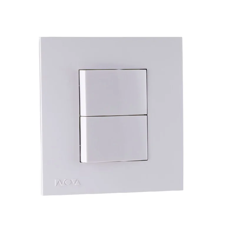 INTERRUPTOR DOBLE 10A-127V NOVA BLANCO (PT144415B) CILES