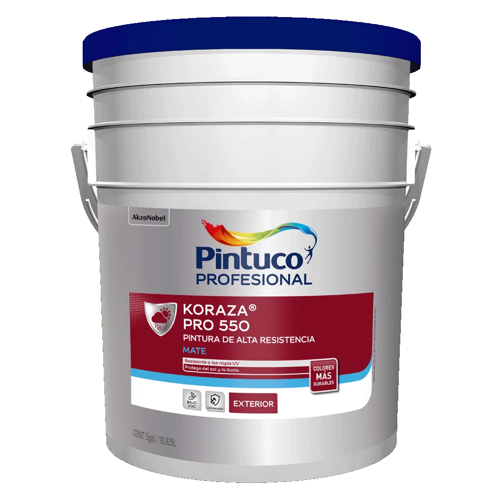 PINTURA KORAZA PRO 550 BLANCO 2650 (5GL) (10289257) PINTUCO