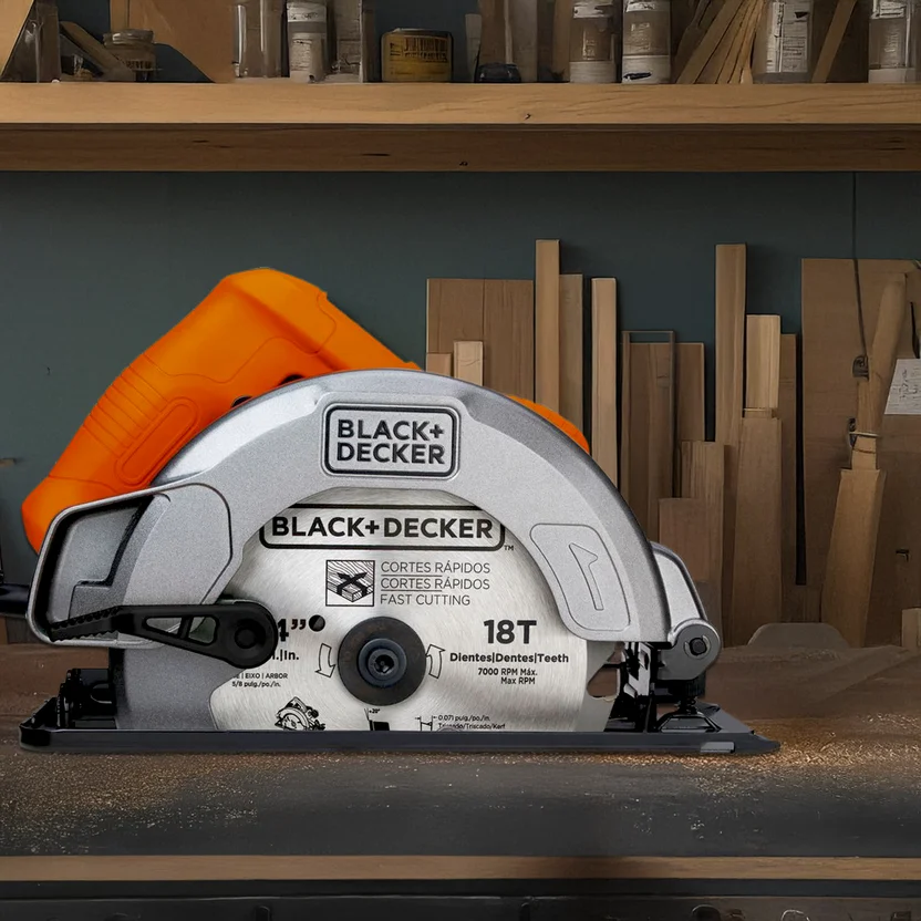 SIERRA CIRCULAR 7-1-4" 1400W (CS1004-B3) BLACK&DECKER - Vista 2
